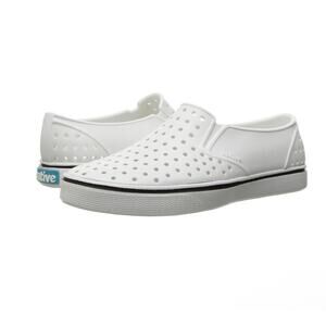 $50 New Native Miles Kids Shoes - 12 - white